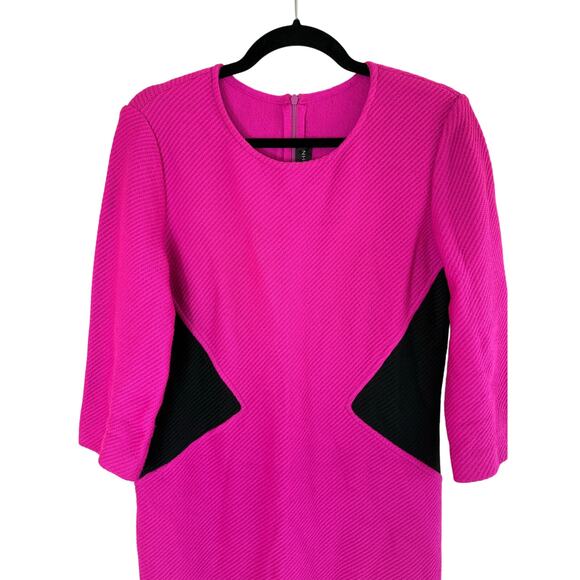 St John pink wool blend dress - Picture 2 of 9